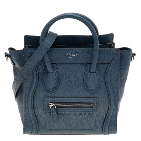 celine nano blue price|Celine Leather Luggage Nano 2021 .